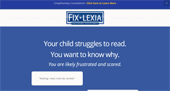 Desktop Screenshot of fixlexia.com